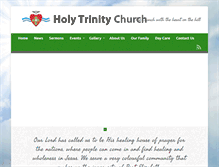 Tablet Screenshot of holytrinitychurch.co.za
